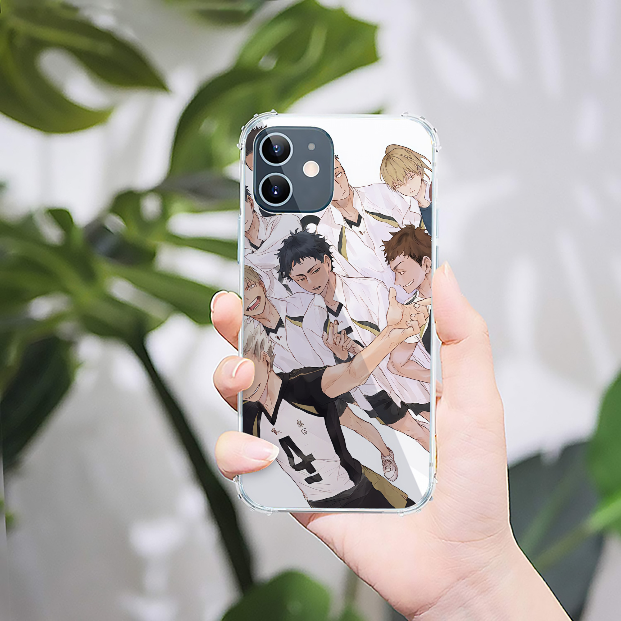（画像用） ハイキュー!! Haikyu!! 【iPhone 12シリーズ対応】透明スマホケース（クリアソフトケース）